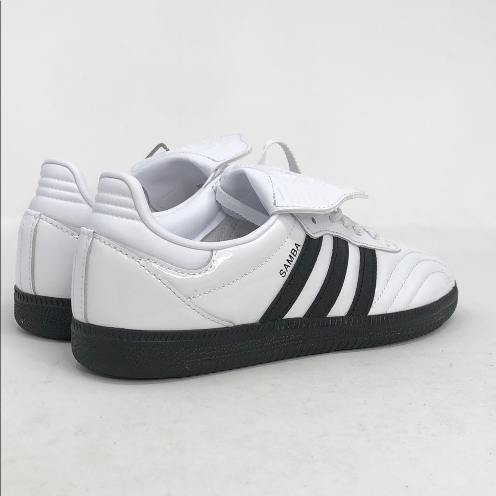 Adidas Samba LT Long Tongue JI2706 Patent Leather White Womens Shoes Size 6.5 - Picture 11 of 13